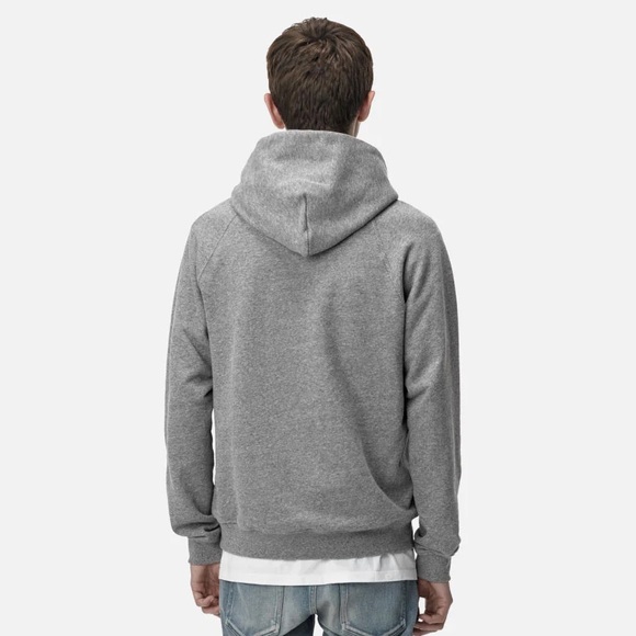 John Elliot Raglan Hoodie Grey - Picture 3 of 5